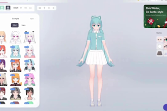design and rig pro live 2d vtuber model for streaming