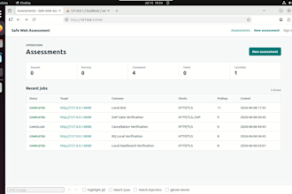 work on authorized website assessment