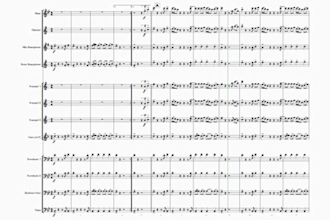 rebuild a full sibelius score from individual PDF parts