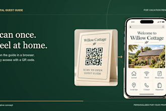 create a digital guest guide for your vacation rental