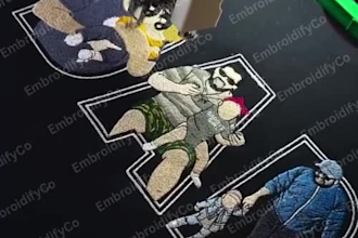 give custom embroidery digitizing service