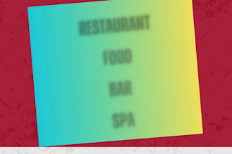 design professional menu design