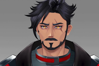 draw and rig 2d vtuber model vtuber model live2d vtuber 2d anime vtuber rigging