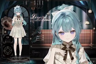 create custom vtuber model with live2d rigging for vtube studio and obs
