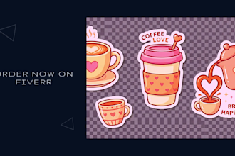 design cute cyber y2k stickers and glossy icons