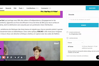 get active backers list donors list on kickstarter wefunder ulule campaign leads