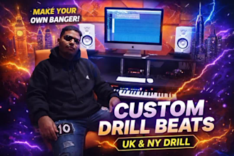 produce a ny or UK drill beat in 24 hours