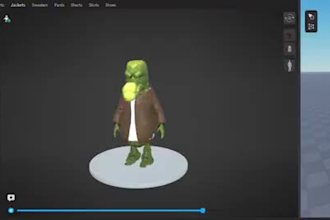 create custom roblox ugc bundle, character, dynamic head and wearable accessory