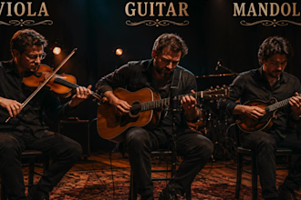 create violin viola guitar and mandolin instrumentals for your song