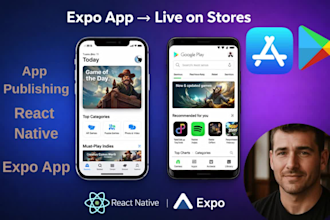publish expo react native app to app store and google play