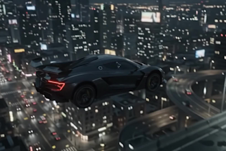 create cinematic ai car chase and high speed action videos