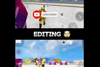 edit professional and funny gaming video editing for youtube