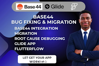 build,customize integrate your no code app with base44, glide, flutterflow