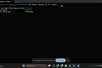 dockerize your application with docker compose