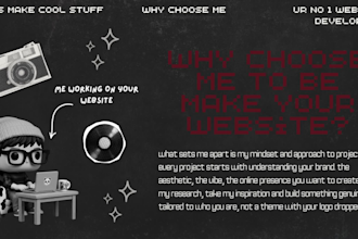 design and develop your website from scratch