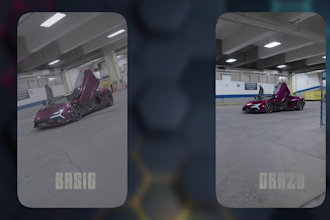 smooth,standard speed ramp of cars