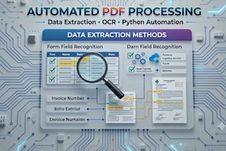 automated PDF data extraction document security