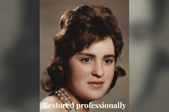 enhance and sharpen blurry old photos professionally