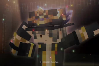 make 3d minecraft cinematic, shorts and story driven visuals