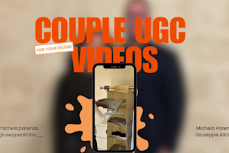 create scroll stopping couple ugc for tiktok and reels