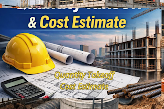accurate quantity takeoff and cost estimate for concrete and rebar