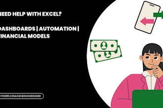 build a smart excel budget, tracker or financial model