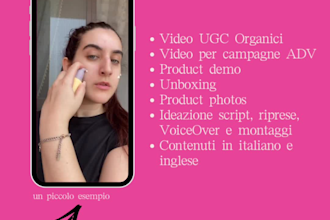 create authentic, italian ugc videos for your brand