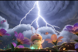 create 3d pixar style ai animation kids cartoon video, storytelling, music video