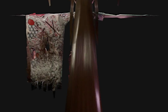 do a character 3d model
