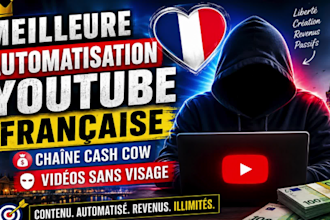 creer une chaine youtube automatisee en francais avec des videos sans visage
