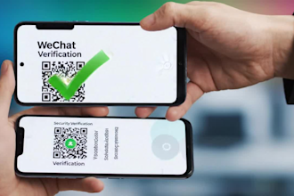 wechat qr scan to verifying your account