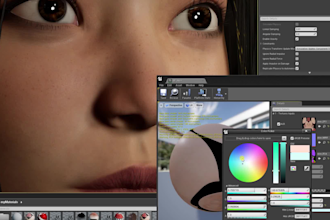 create hyper realistic metahuman avatar with cinematic 3d hair and ai identity