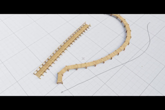 create a custom blender geometry or shader node setup