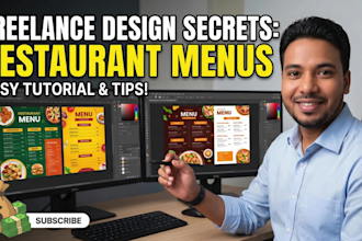 provide restaurant menu data entry and design