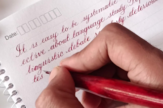 do handwriting and calligraphy beautifully