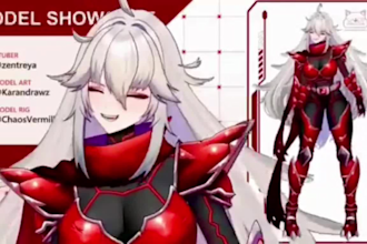 live2d vtuber model vtuber rigging 3d vtuber model live2d model vtuber streaming