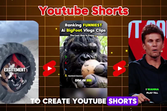 create youtube shorts channel with 100 short videos
