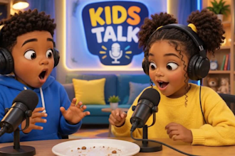 create kids podcast ai kids videos cartoon animation storytelling learning video