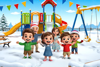 create 3d pixar style ai animation videos and ai cartoon video for youtube