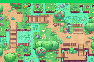 do  2d pixel art gameart tileset animation sprite sheet tile map pixel character