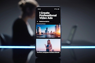 create products video ads for social media , product ads