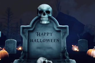 create halloween logo animation halloween video halloween animation spooky intro