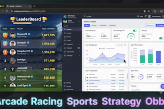 develop a custom 2d arcade,racing,sports or strategy web game