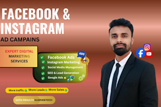 create and manage facebook and instagram ads for sales