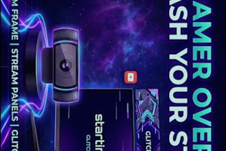 design professional stream overlays and gaming graphics for twitch and kick