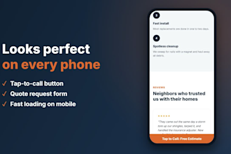 build a modern responsive website for your small business