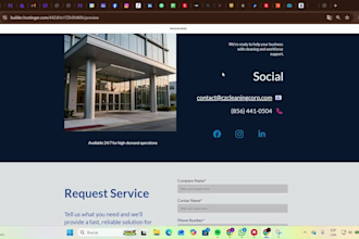 build a professional website for local businesses