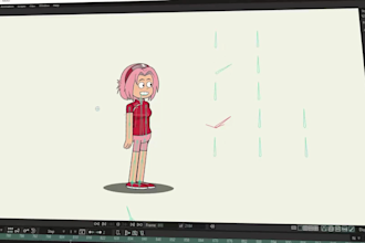 rig, animate a moho character with full 360 body rotation for game and animation