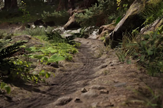 design 3d game environment open world landscape in unreal engine, unity, blender