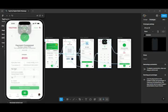 design modern mobile app UI UX in figma for ios and android